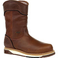 Brown Amp Lt Wedge Waterproof Pull on Industrial Boot W748043