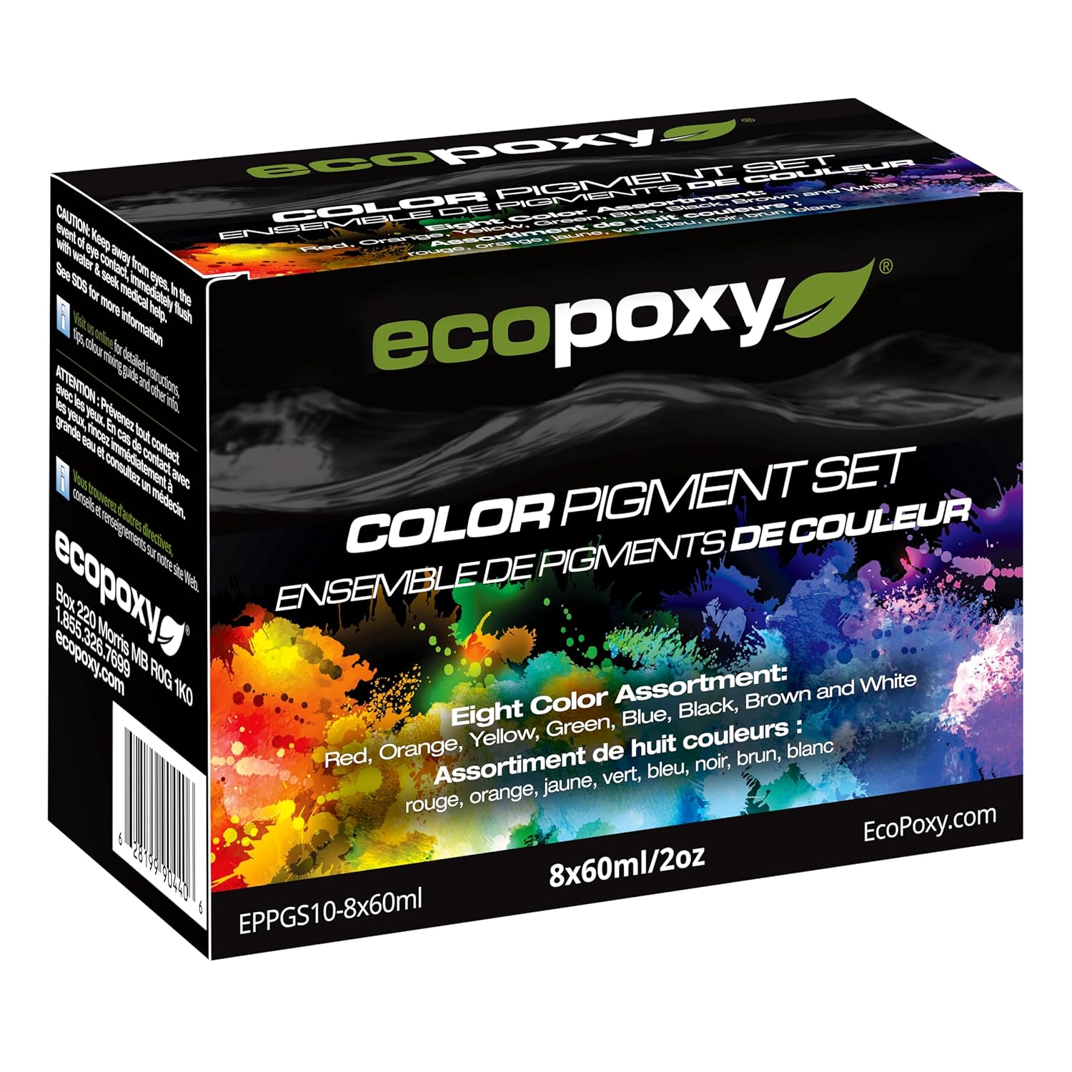 3.2 Gal Deep Pour Epoxy Resin with 8 x 60ml Pigment Kit K986