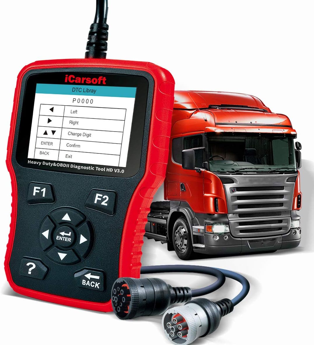 Heavy Duty Diesel Truck Diagnostic Scanner Tool Code Reader T694596