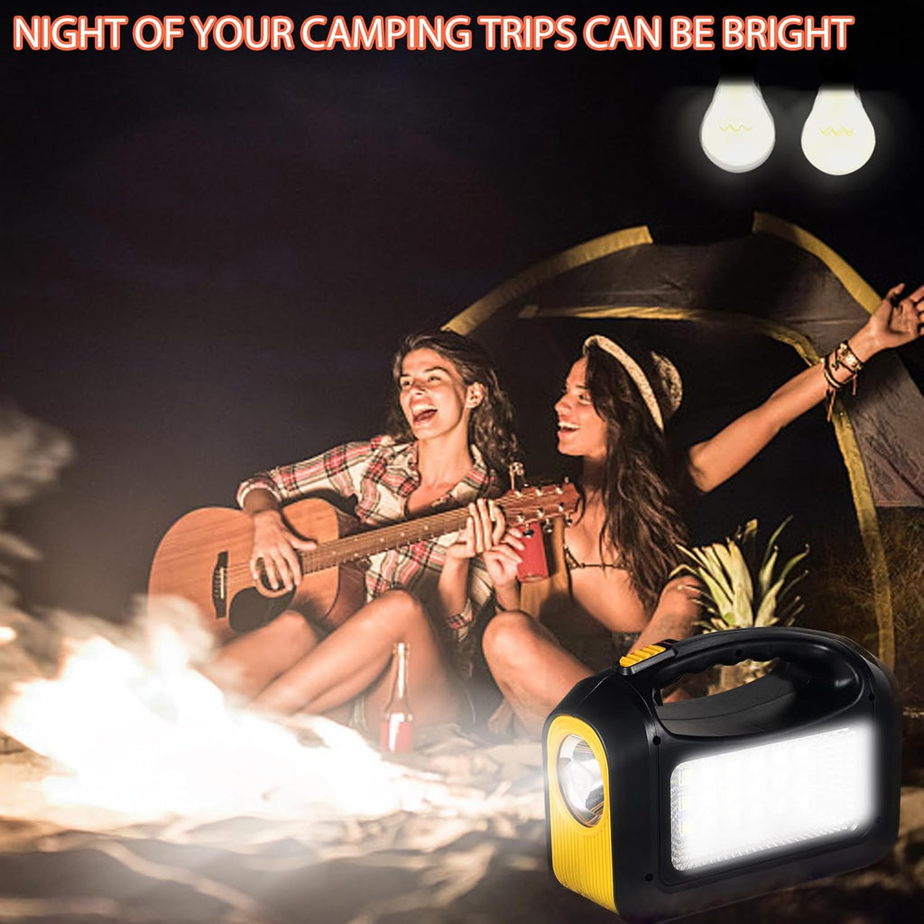 Portable Power Station with 2 Sets LED Light (Yellow) X176535