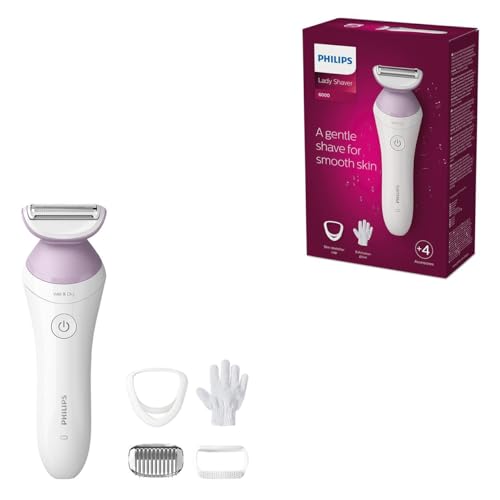 Single Foil Shaver - Wet & Dry - Cordless - White/Purple F6011