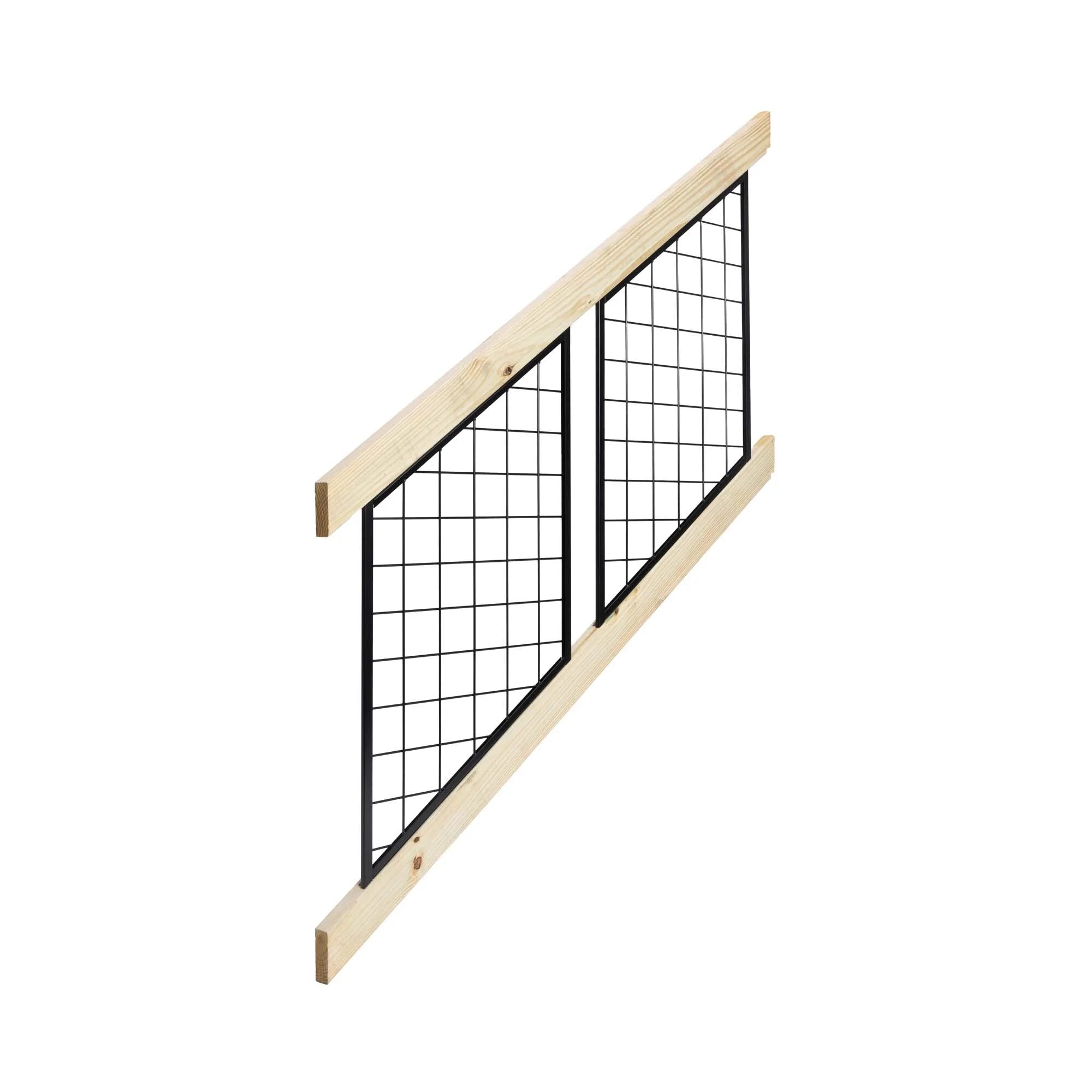 Black Hog Wire Stair Railing Kit M25941