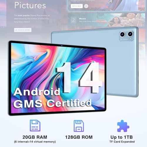 20GB RAM 128GB ROM 1280x800 IPS HD Touchscreen Tablet V2903