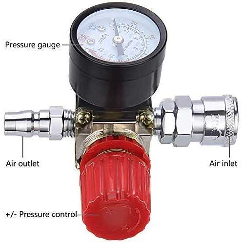 Air Compressor Pressure Regulator with Dial Gauge 0-175 psi P423