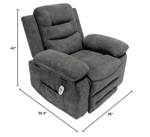 Gray Power Recliner Lift Chair M773364