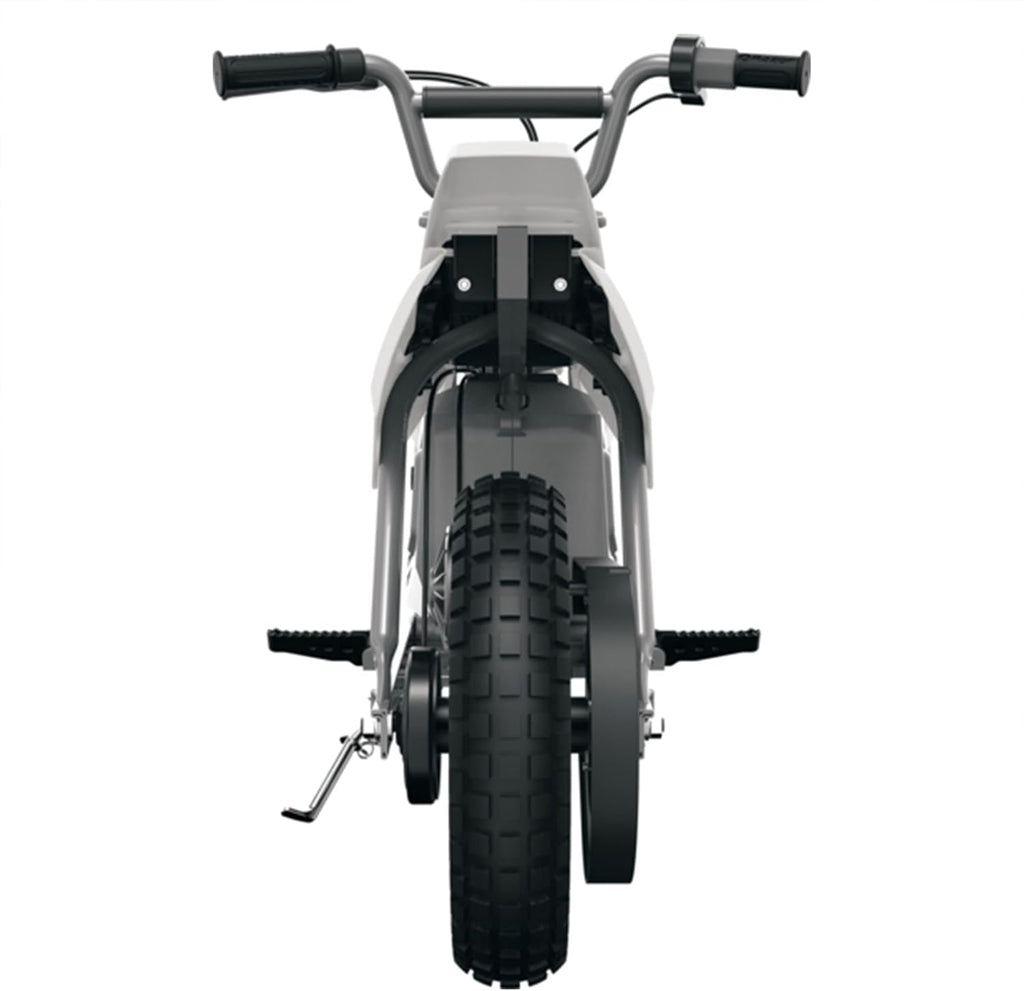 White 24 Volt Electric Toy Motocross Dirt Bike (2 Pack) U121185