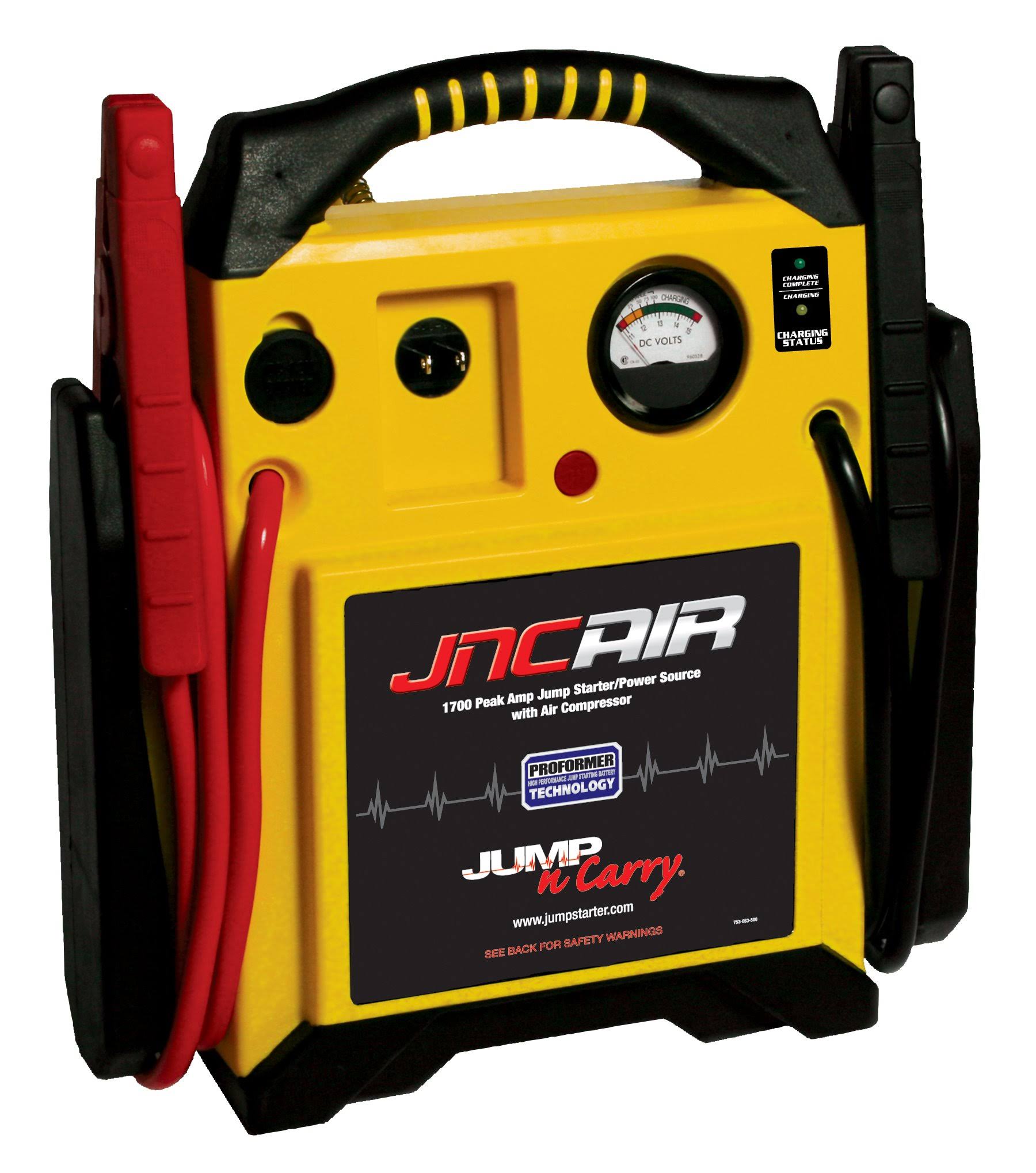 1700 Peak Amp 12 Volt Jump Starter with Air N76004
