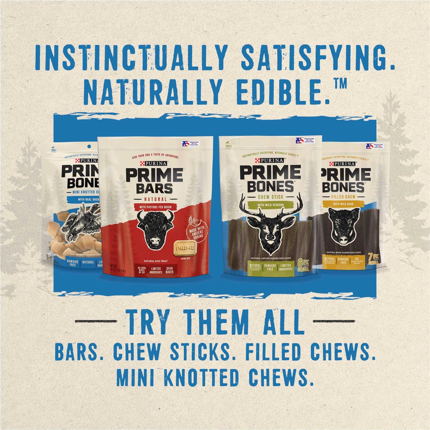 Mini Knotted Chews Rawhide Free Natural Dog Treats Z551