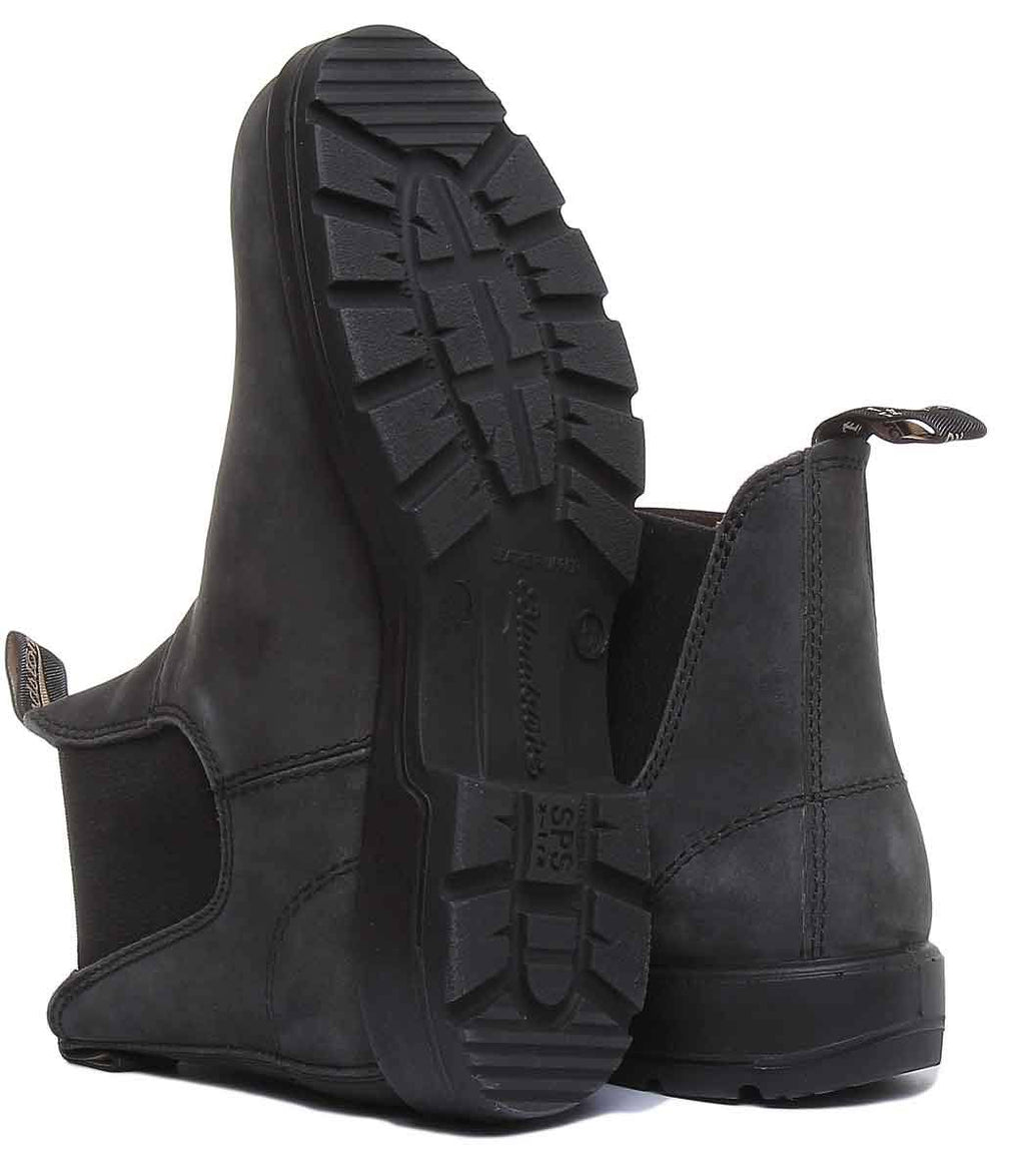 Rustic Black Boots G158