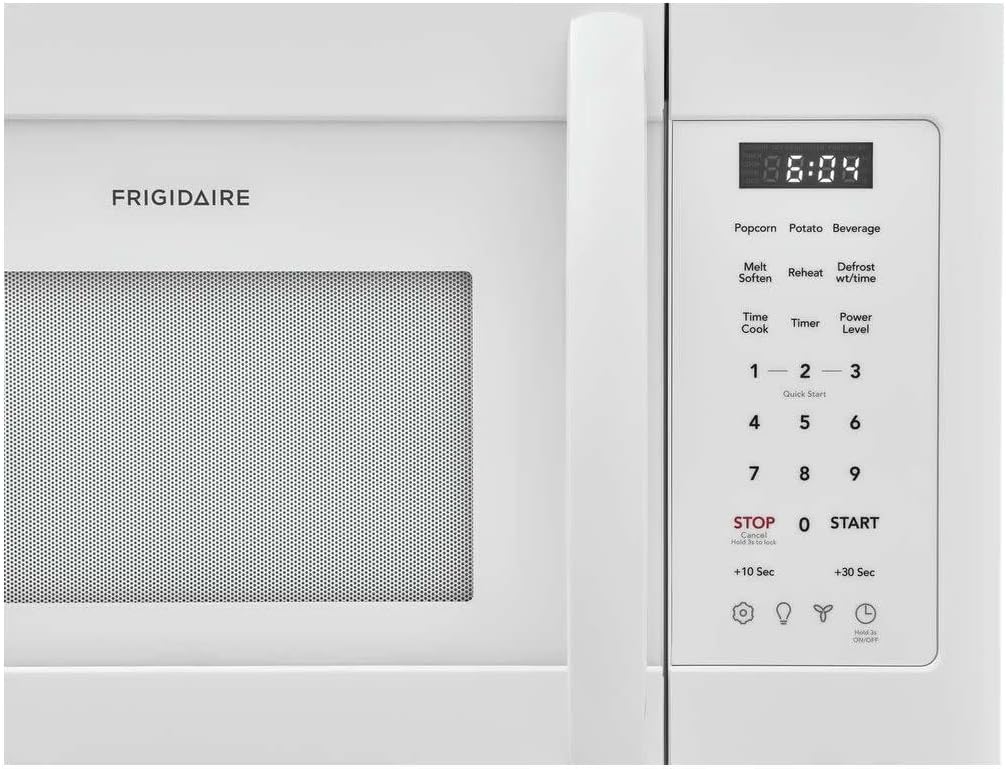 30 Inch Wide 1.8 Cu. Ft. 1500 Watt Over the Range Microwave White A185