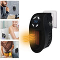 500W portable wall mounted heater with adjustable thermostat timer P685440