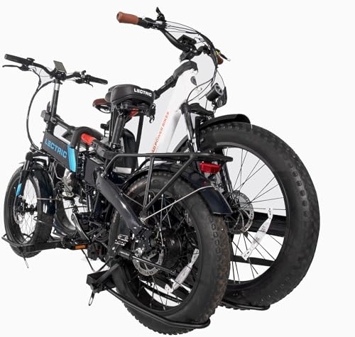 Hitch Mounted 4 Bike Rack Carrier for RV with 2" Class 3 Hitch Fits Up to 5" Fat Tire F127