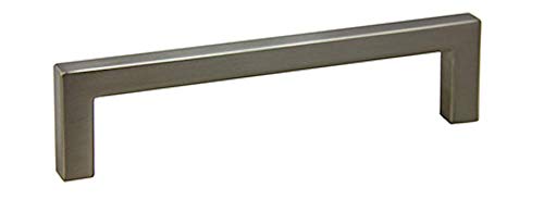 Modern Square Pull 128mm Satin Nickel M95091