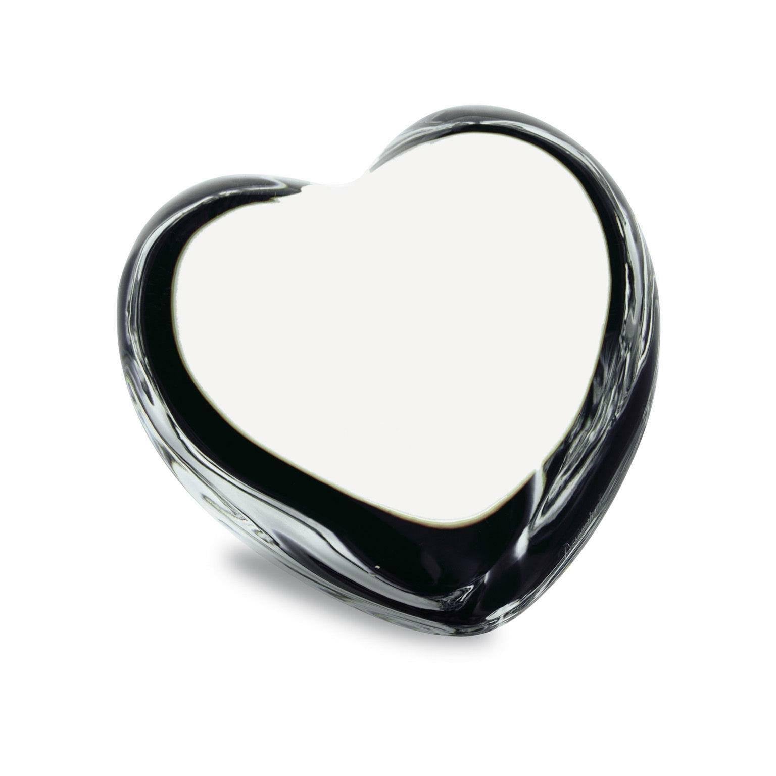 Clear Puffed Heart M739