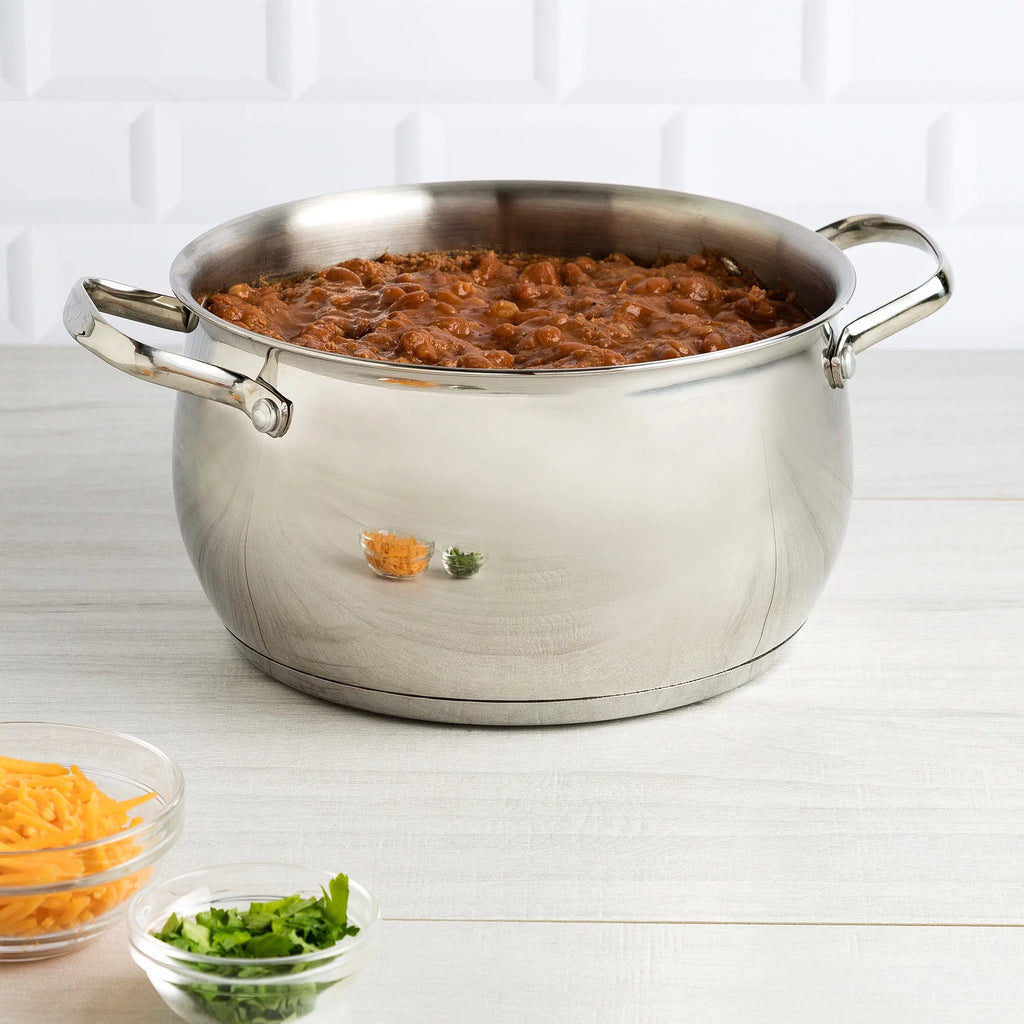 Stainless Steel Dutch Oven with Glass Lid, 5 Quart C209
