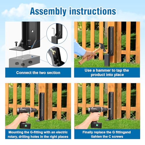 Heavy Duty Fence Post Repair Kit J501