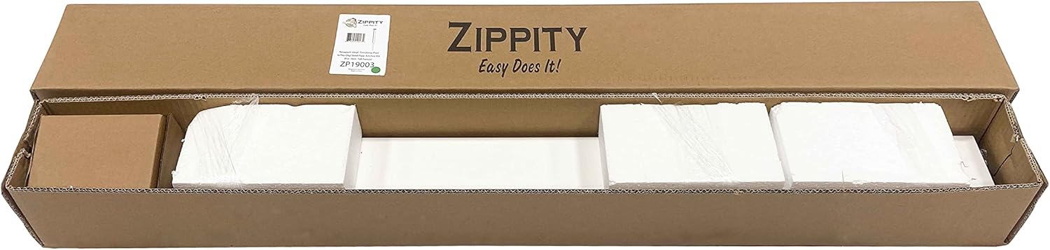 White 3' Tall Vinyl Post H36767