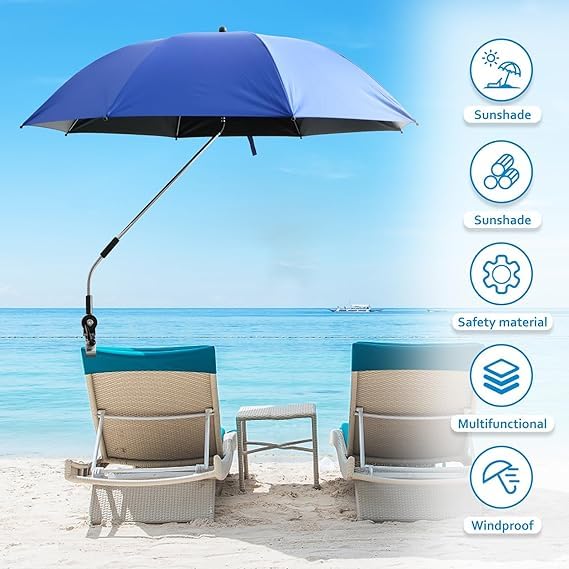 48 inches UPF 50+ Clip on Umbrella P103303