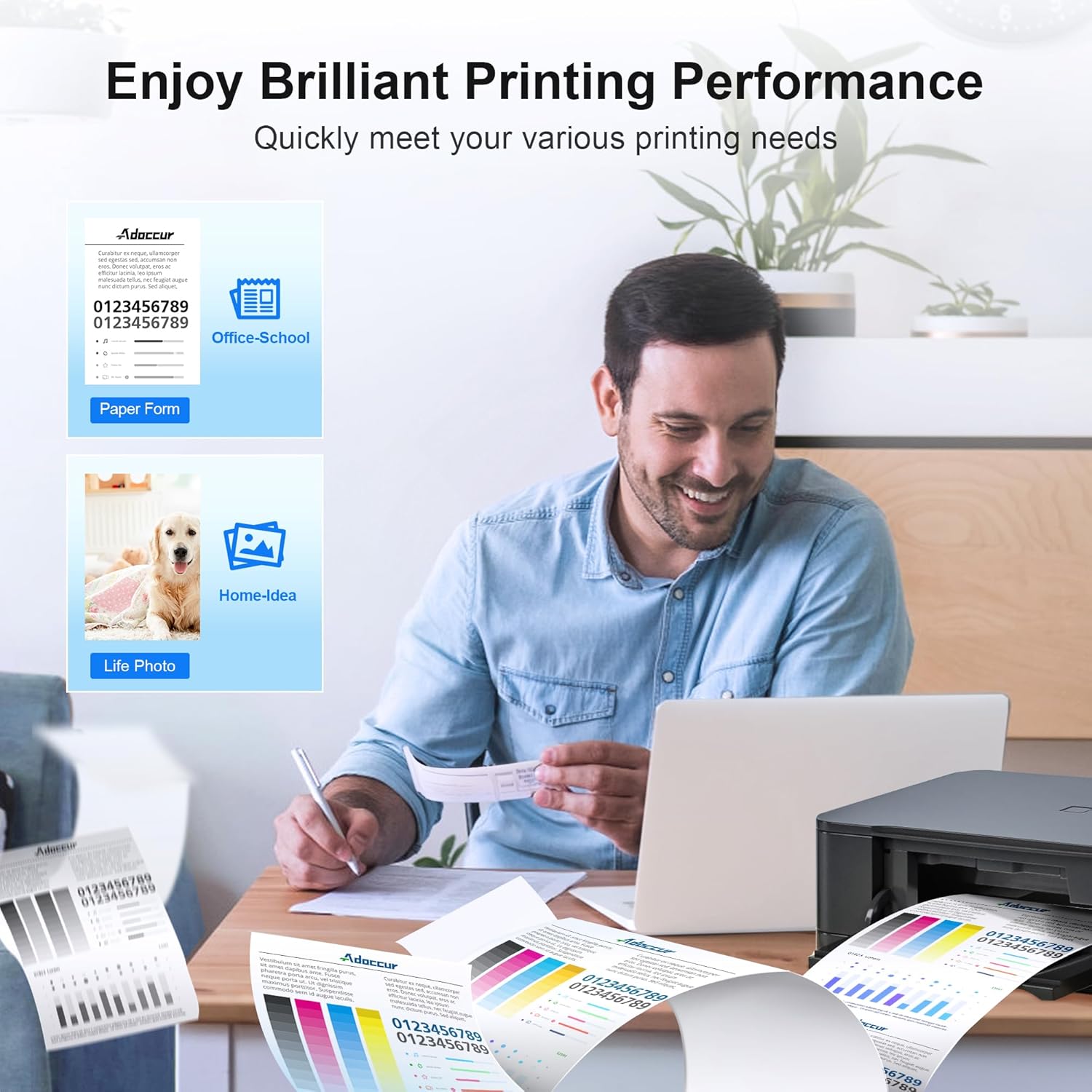 Remanufactured Ink Cartridge Replacement for HP Ink 64 (1 Black, 1 Color) H641607