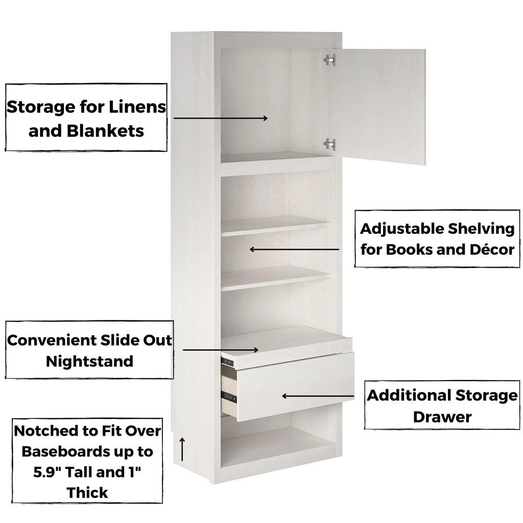 Single Side Cabinet in Walnut K6532