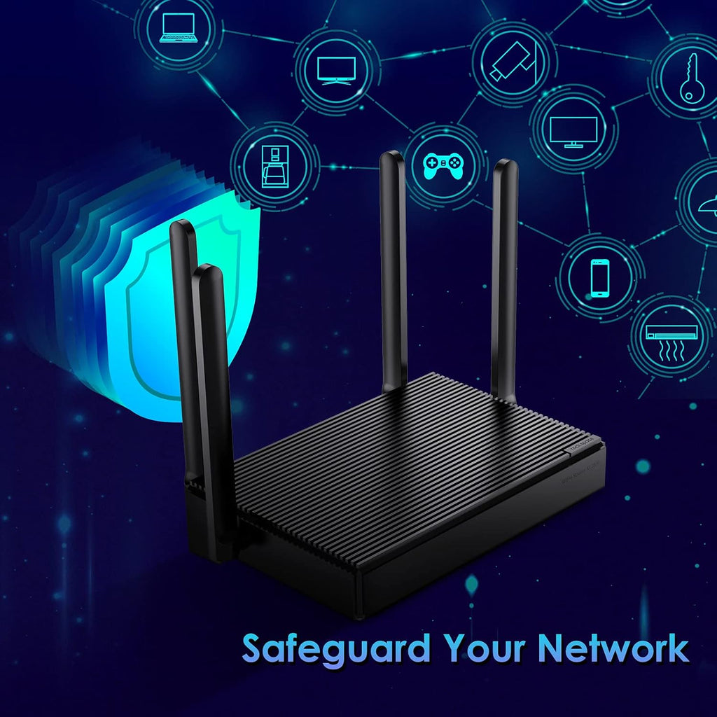 AX1800 WiFi 6 Router with Gigabit WAN/LAN Ports W129623
