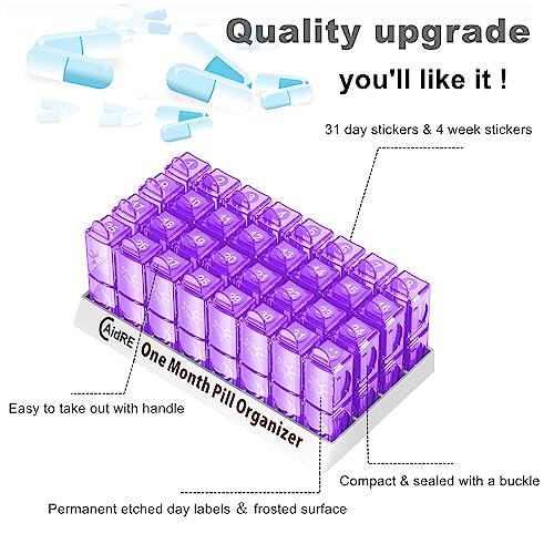 30 Day Pill Organizer 2 Times a Day C604