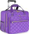 Purple 17.3 Inch Rolling Laptop Bag with Wheels J592