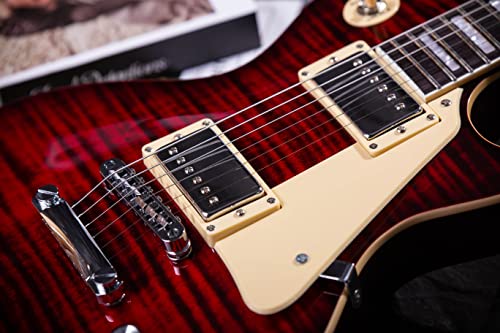 Purple Solid Body Electric Guitar with Gigbag R70255