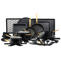 32-Piece Non-Stick Cookware & Bakeware Set, Black Z293847