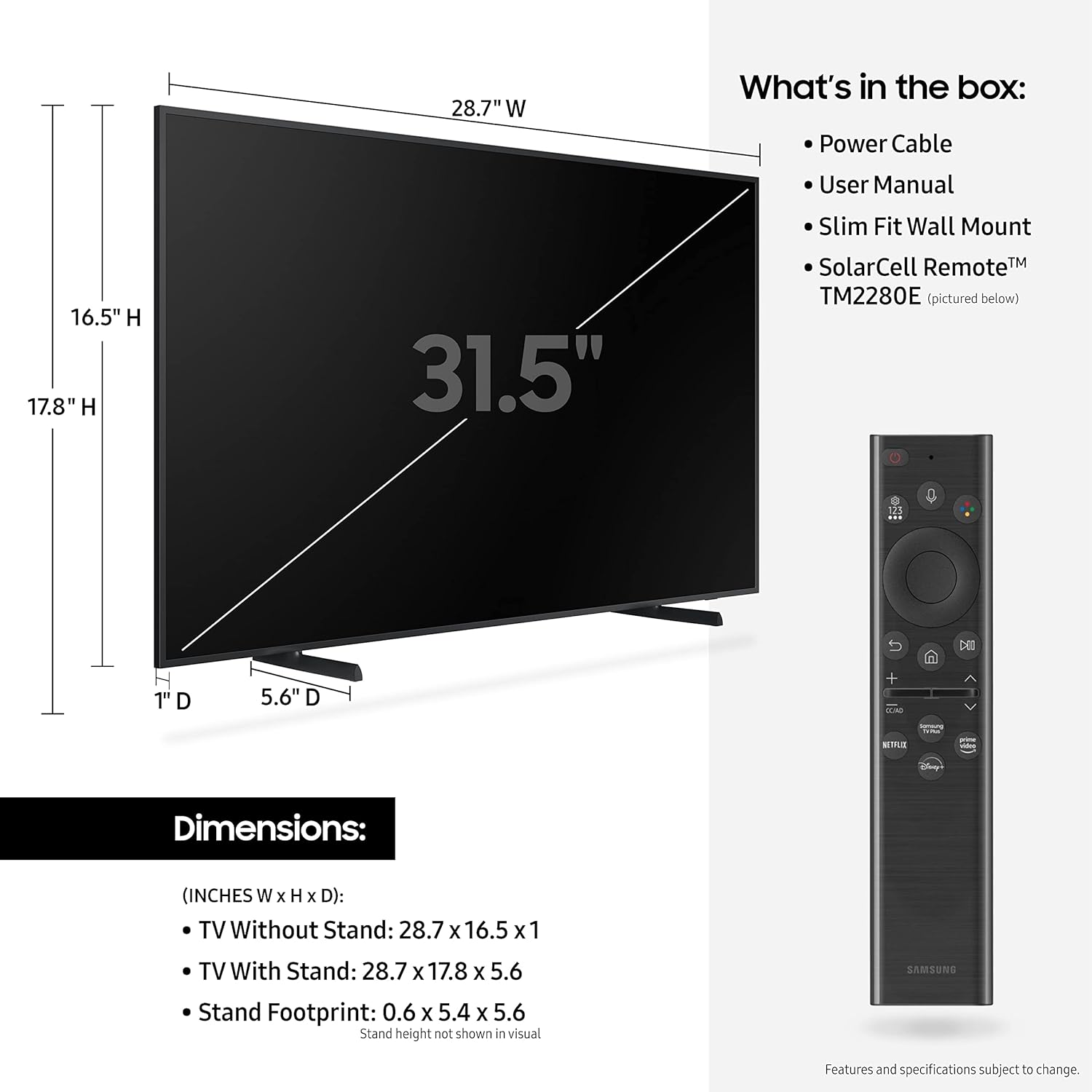 32-Inch QLED Smart TV X324645