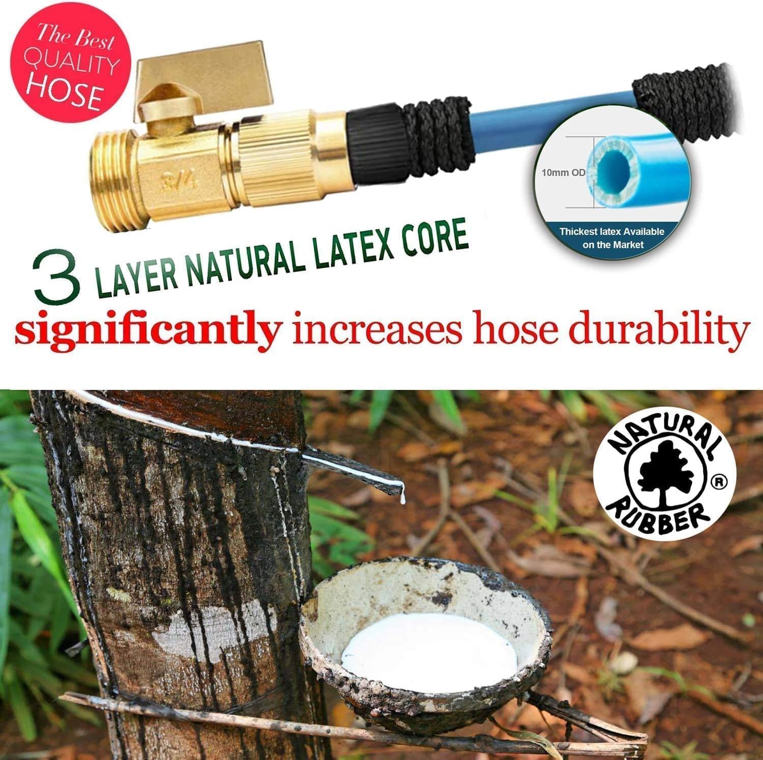 100FT Expandable Garden Hose with 10 Function Spray Nozzle S61460