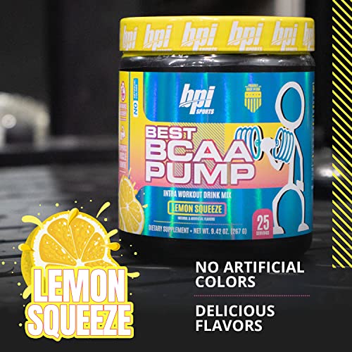 BCAA Powder Sports Drink with Branched Chain Amino Acids - Lemon Squeeze - 25 Servings S537364