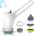 Cordless Electric Cleaning Brush with 4 Replaceable Brush Heads U732520