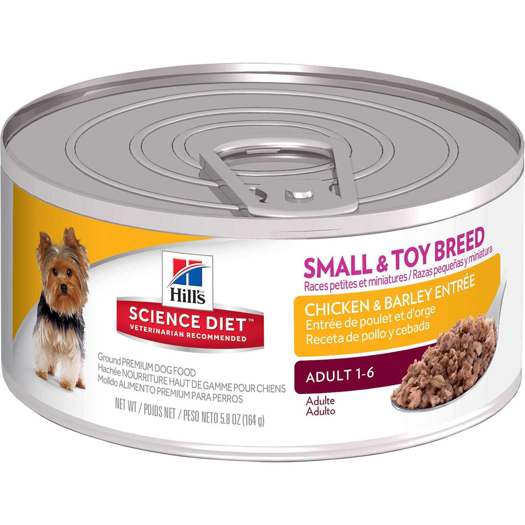 Adult Small Paws Chicken & Barley Entree Canned Dog Food C651