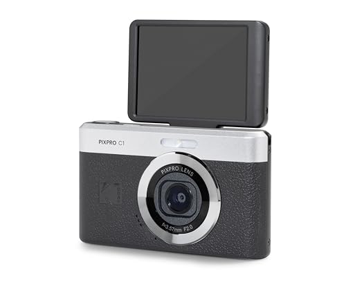 Black 13MP Compact Digital Camera with 4X Zoom V183