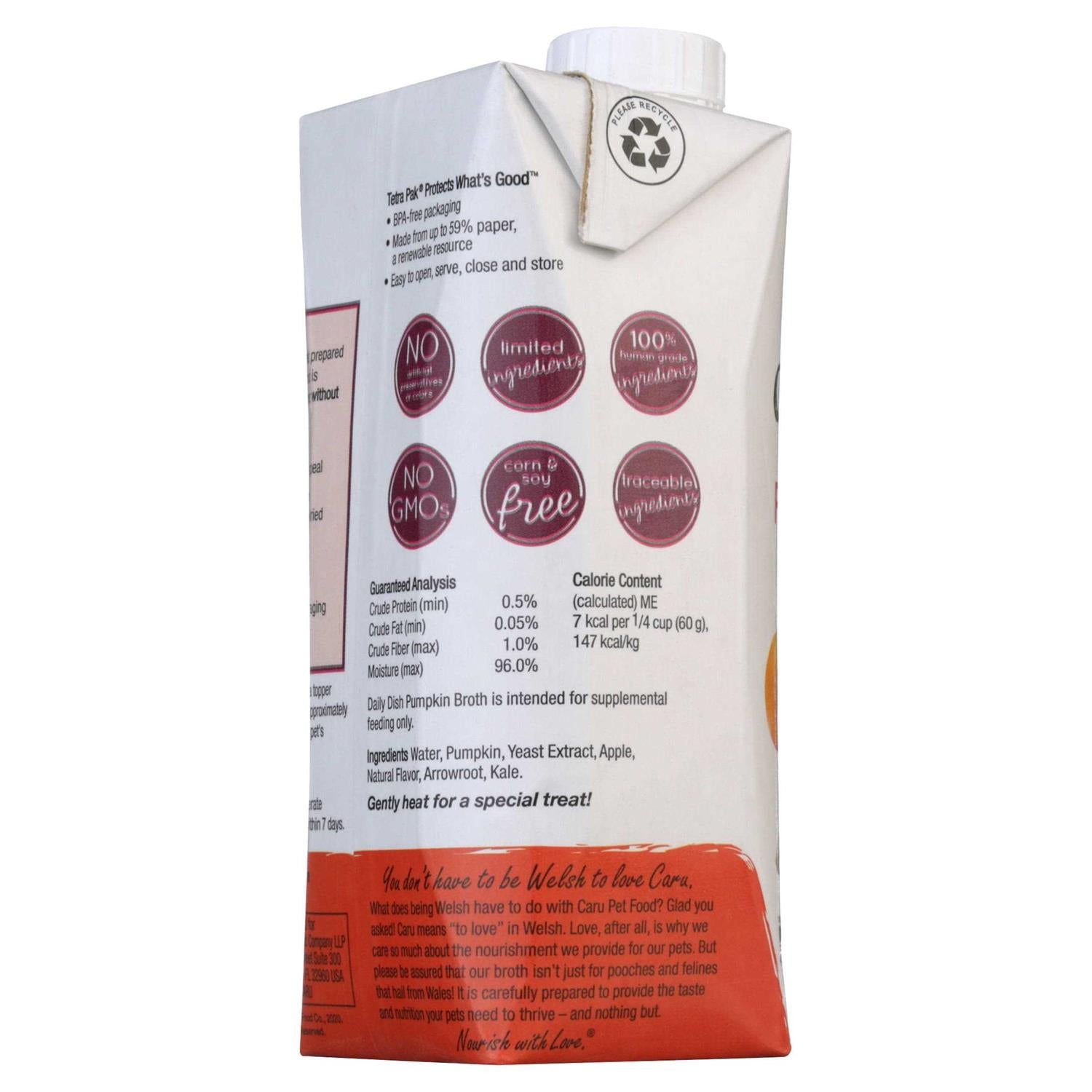 Pumpkin Broth Meal Topper for Cats & Dogs A806722