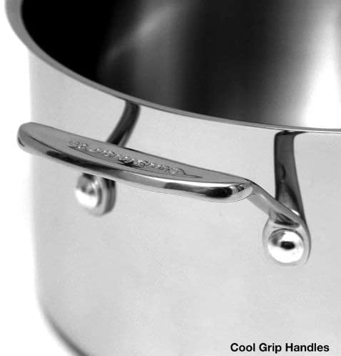 8-Quart Stainless Steel Stockpot with Cover Y5276