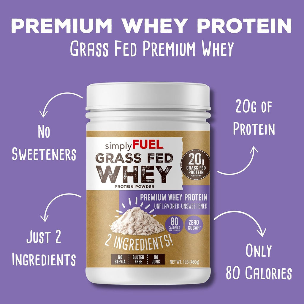 Unflavored Unsweetened Whey Protein Powder 1LBS K139