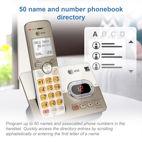 2-Handset Cordless Phone with Answering System S347958