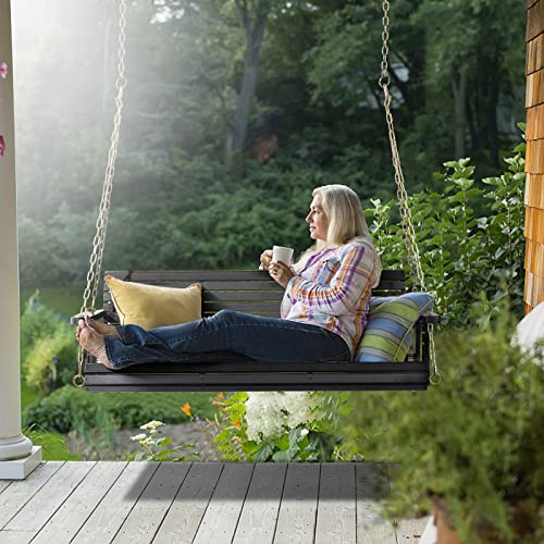 White 5 FT Heavy Duty Porch Swing Chair Bench I18419