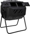 43 Gallon Dual Rotating Chamber Compost Tumbler Z3607