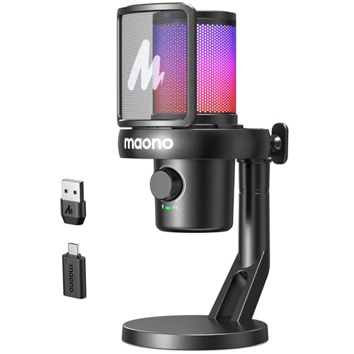 Wireless Microphone with 3-Level Noise Cancellation USB Mic X219026