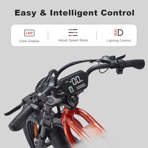 20" Fat Tire 7-Speed Electric Bike W652802