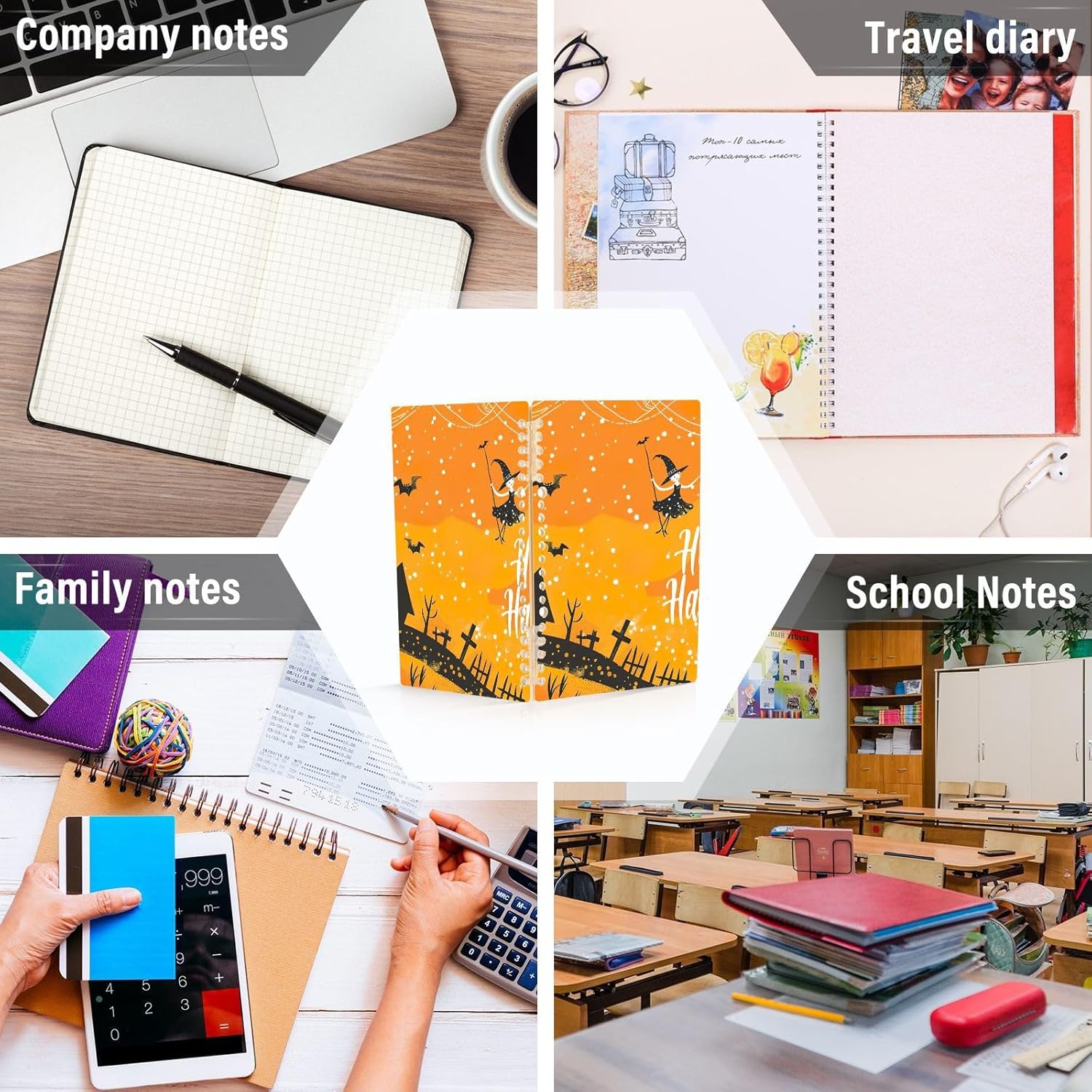 Spiral Notebook A5 Size Refillable X31756
