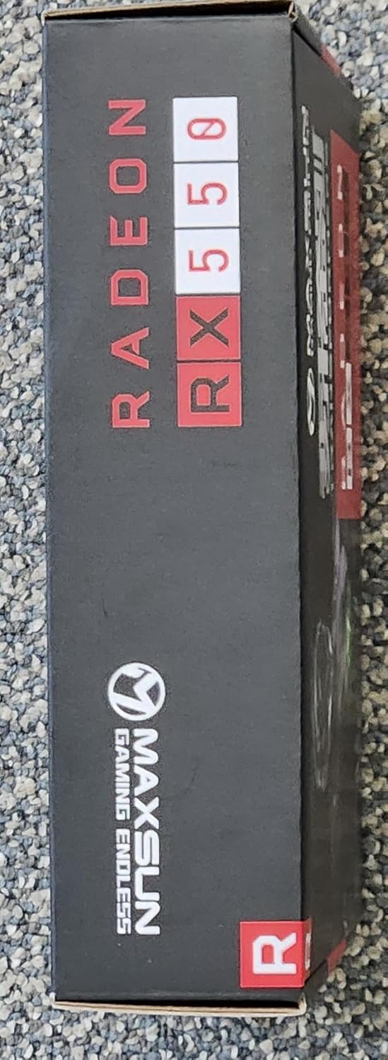 AMD Radeon RX 550 4GB Low Profile Video Graphics Card GDDR5 128-Bit PCI Express X16 3.0 HDMI DisplayPort Y2336