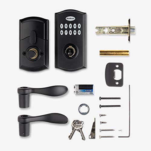 Satin Nickel Electronic Keyless Door Lock with Handle O842