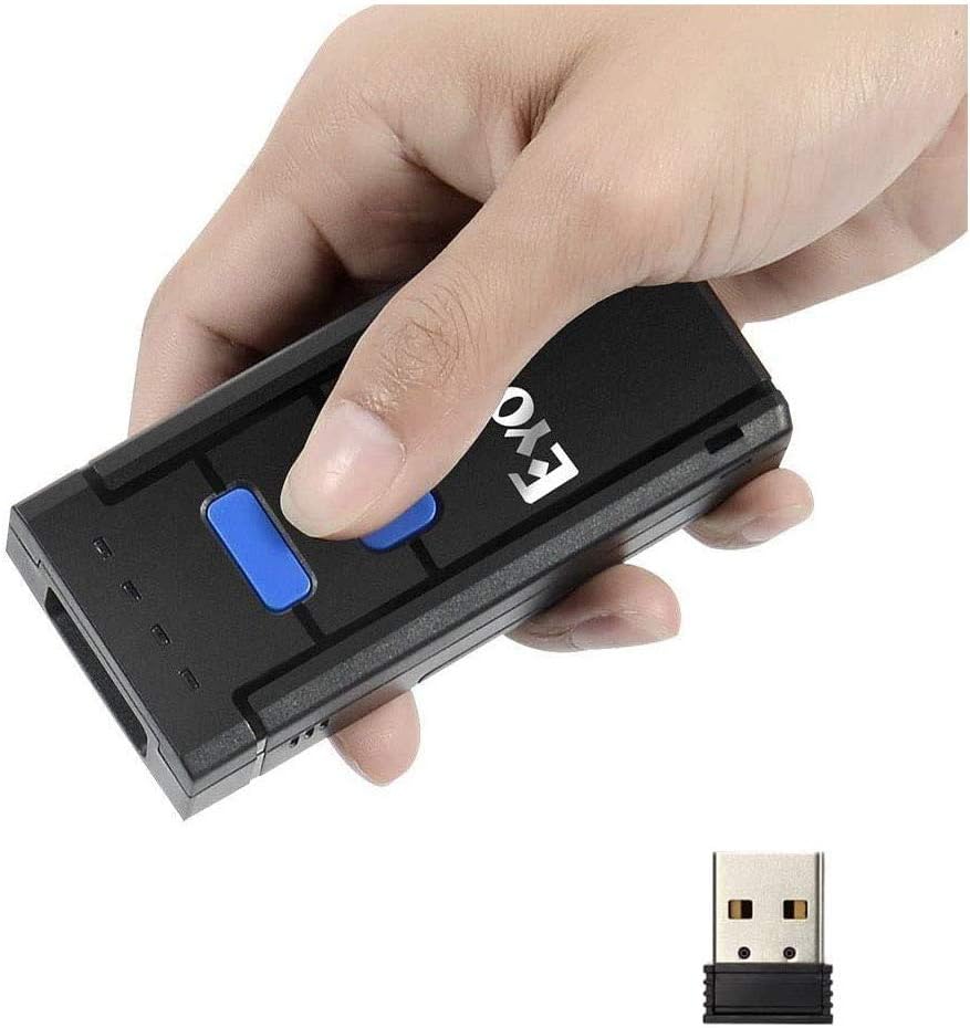 Portable 1D Wireless Bluetooth Barcode Scanner Pack of 2 N684