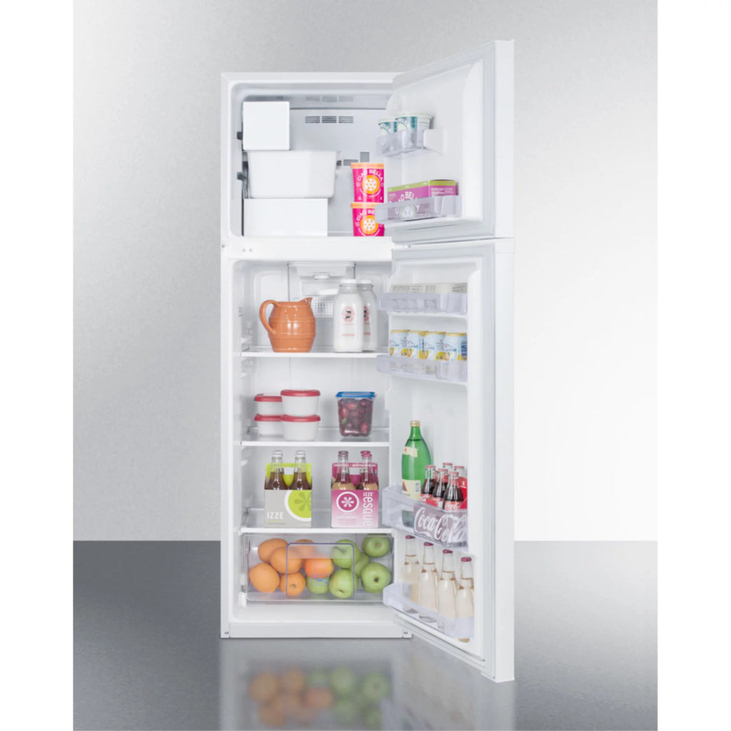 8.8 cu.ft. frost-free refrigerator-freezer in white with factory installed icemaker C43555