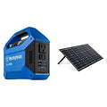 150 Peak Watts 100 Rated Watts Portable Solar Generator with 60W Solar Panel C667