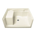 36 in. x 48 in. Single Threshold Shower Base in Biscuit O68867